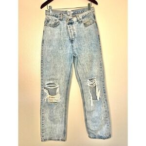 Princess‎ Polly Holly High Rise Distressed Jeans Men Size 8 30x29